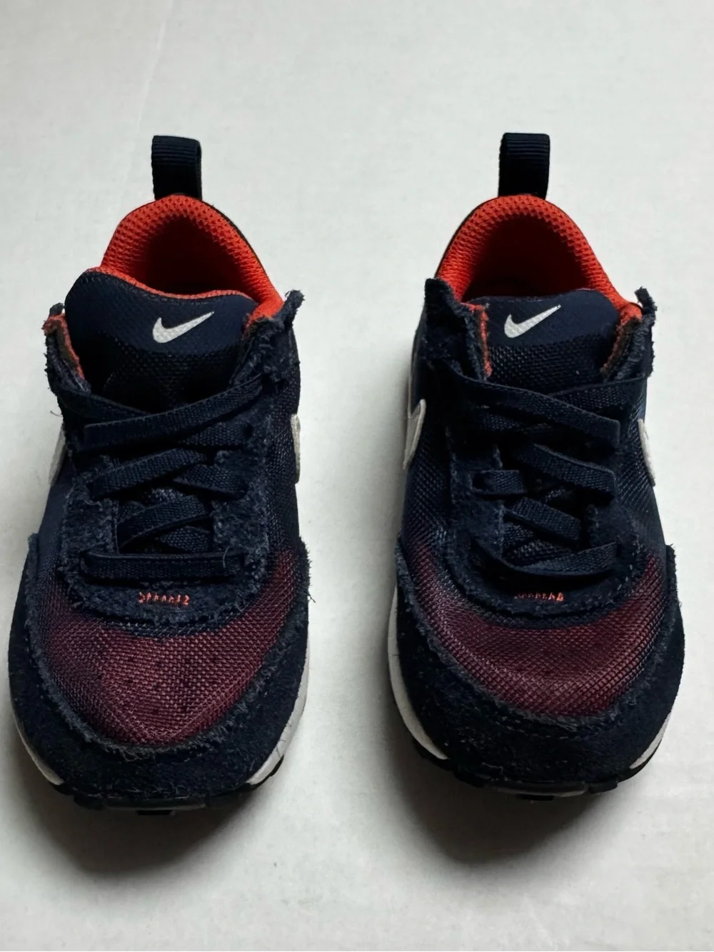 Size 7C - Nike Waffle One (TD) Trainer  In Midnight Navy EUC, No Box